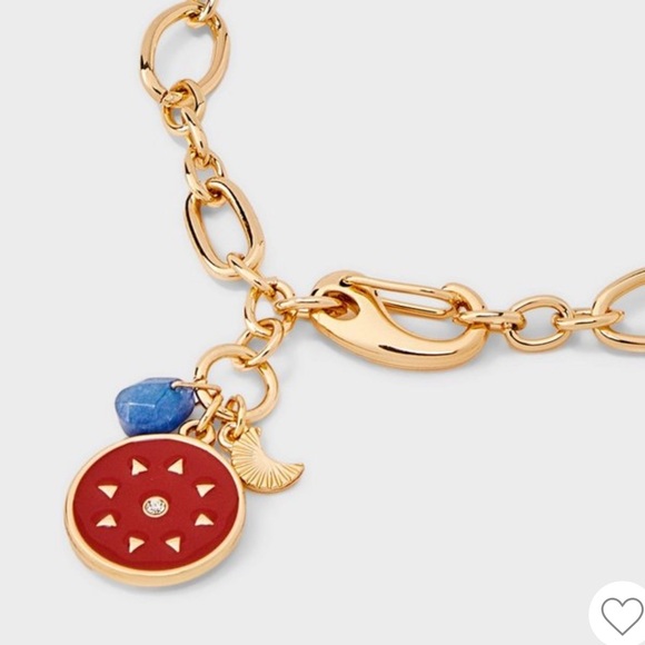 Red Coin Charm Necklace - Universal
Thread™ Gold - Picture 3 of 4